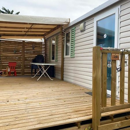 Mh148 Camping Tohapi Novela - Mobil Home 6P Climatise - ปอร์-ลา-นูแวลล์ ภายนอก รูปภาพ